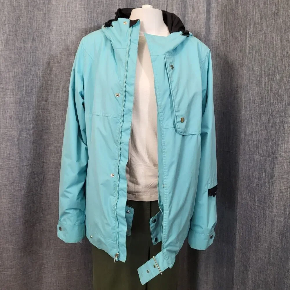 BURTON Mutiny DryRide Insulated Snowboard Jacket Aqua Blue Teen Girl's L